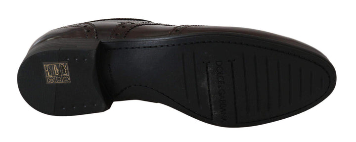 Dolce & Gabbana  Brown Leather Broques Oxford Wingtip Shoes #women, Boots - Women - Shoes, Brand_Dolce & Gabbana, Brown, Catch, Category_Shoes, Dolce & Gabbana, EU35.5/US5, EU36/US5.5, EU37.5/US7, EU37/US6.5, EU38.5/US8, EU40/US9.5, feed-agegroup-adult, feed-color-brown, feed-gender-female, feed-size-US5, feed-size-US5.5, feed-size-US6.5, feed-size-US7, feed-size-US9.5, Gender_Women, Kogan, Shoes - New Arrivals at SEYMAYKA