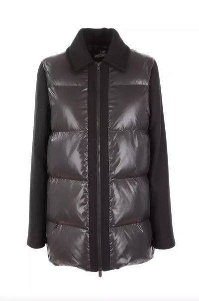 Love Moschino Gray Polyester Jackets & Coat