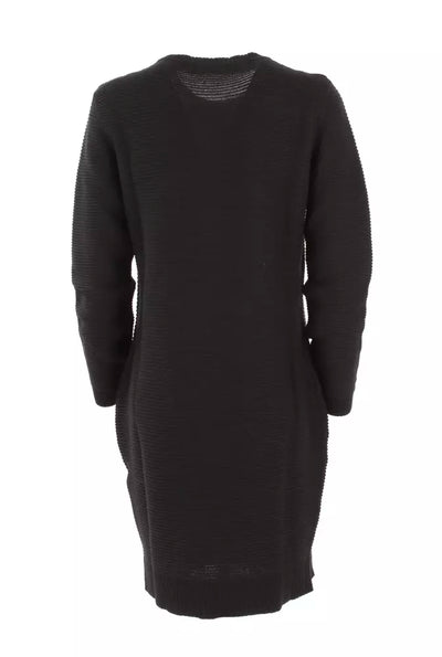 Love Moschino Black Wool Dress