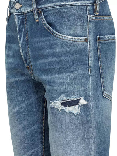 Dsquared² Blue Cotton Jeans & Pant