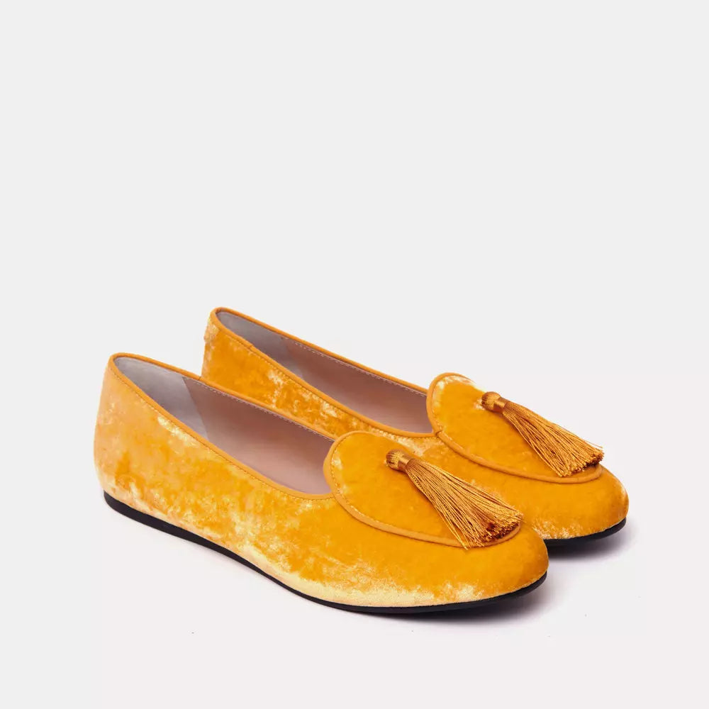 Charles Philip Yellow Leather Loafer