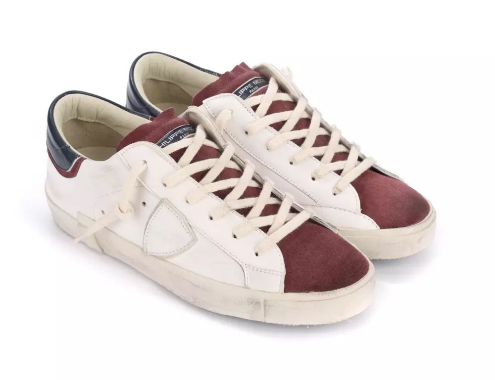 Philippe Model White Leather Sneaker