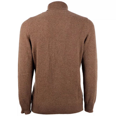Emilio Romanelli Brown Cashmere Sweater