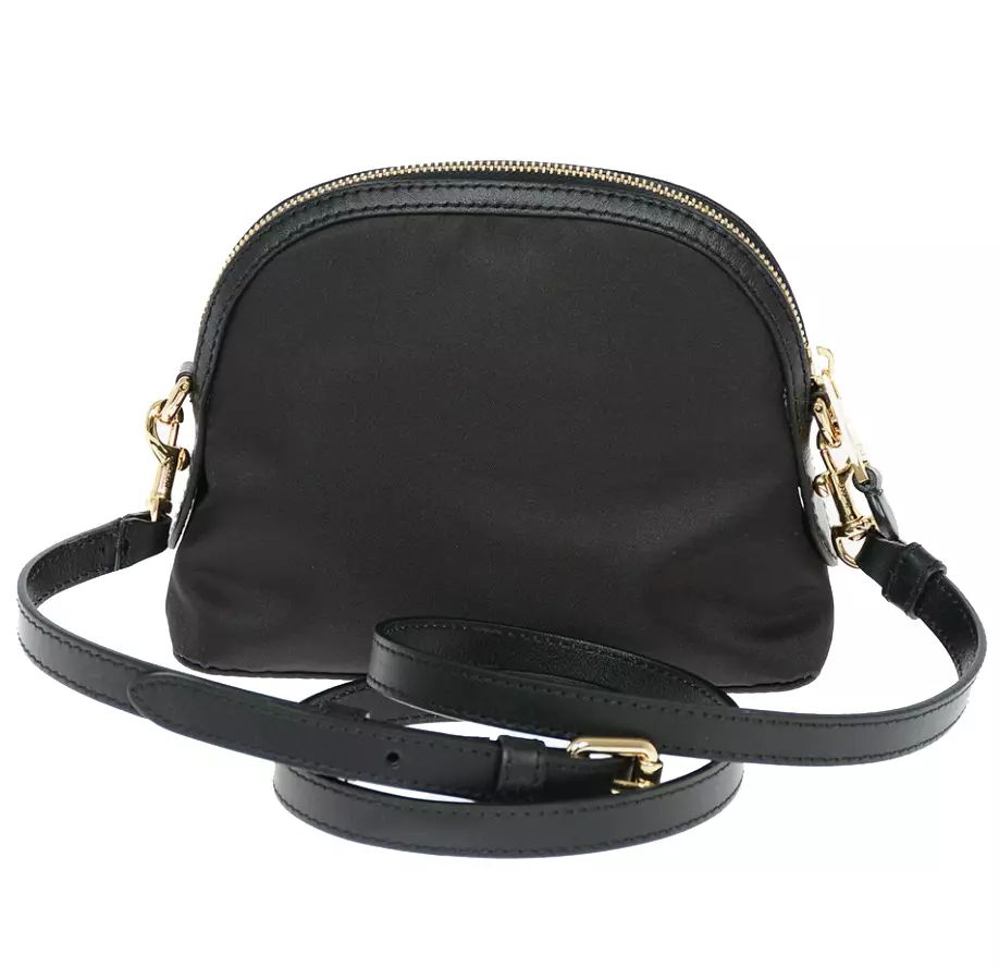 Moschino Couture Black Nylon Clutch Bag
