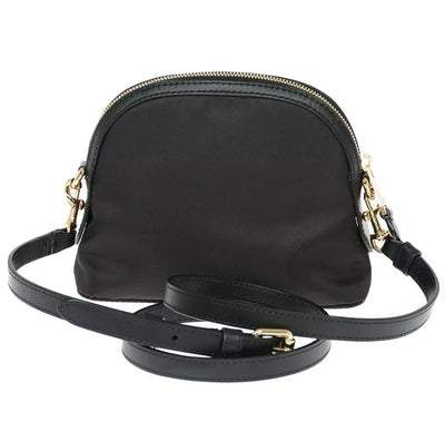 Moschino Couture Black Nylon Clutch Bag