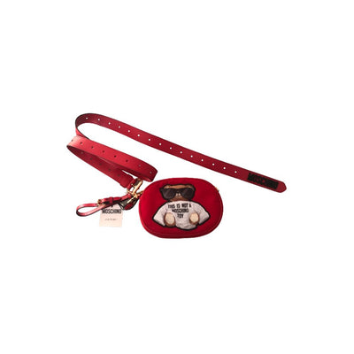 Moschino Couture Red Nylon Belt Bag