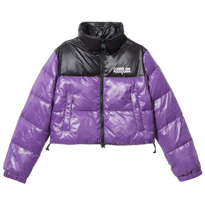 Comme Des Fuckdown Purple Nylon Jackets & Coat