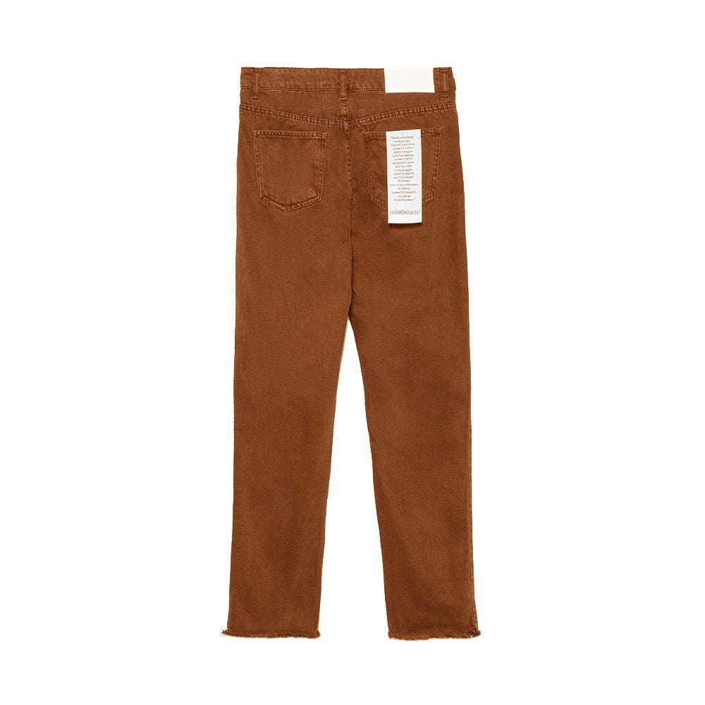 Hinnominate Brown Cotton Jeans & Pant