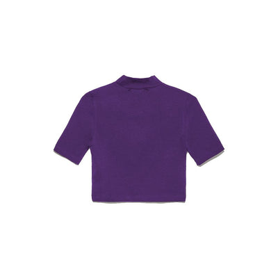 Hinnominate Purple Cotton Tops & T-Shirt