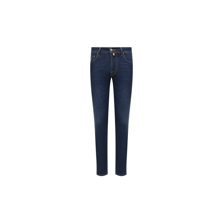 Jacob Cohen Blue Cotton Jeans & Pants