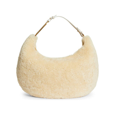 White Shearling Handbag