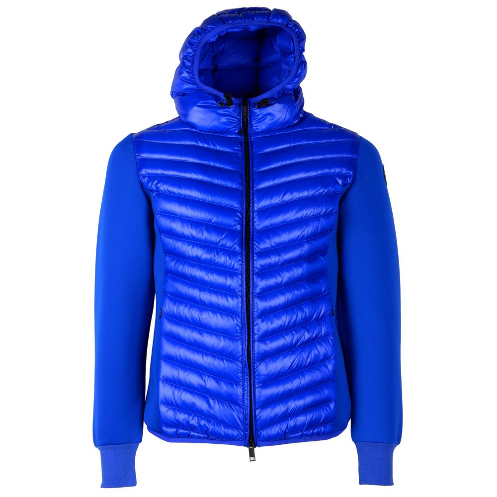 Centogrammi Blue Nylon Jackets & Coat