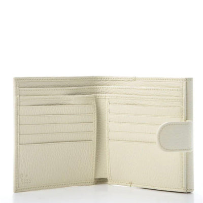 Gucci White Leather Wallet
