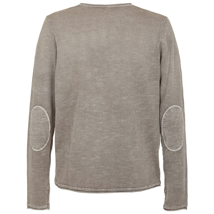 Fred Mello Gray Cotton Sweater