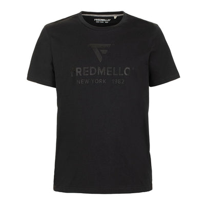Fred Mello Black Cotton T-Shirt