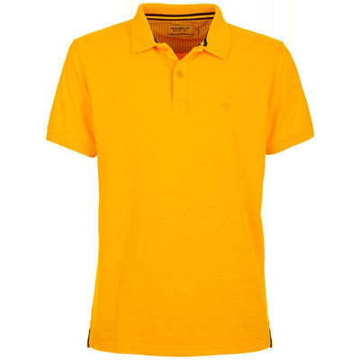 Fred Mello Orange Cotton Polo Shirt