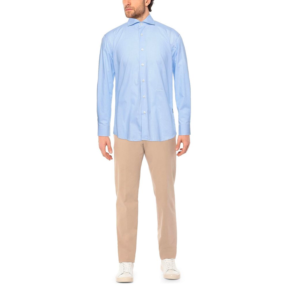 Aquascutum Light Blue Cotton Shirt