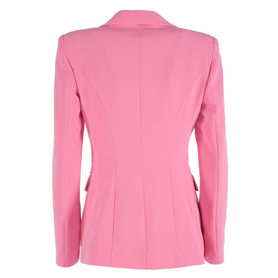 Yes Zee Pink Nylon Suits & Blazer