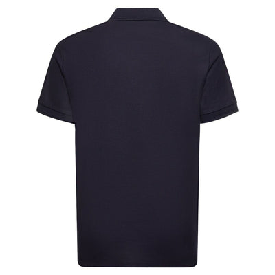 Burberry Blue Cotton Polo Shirt