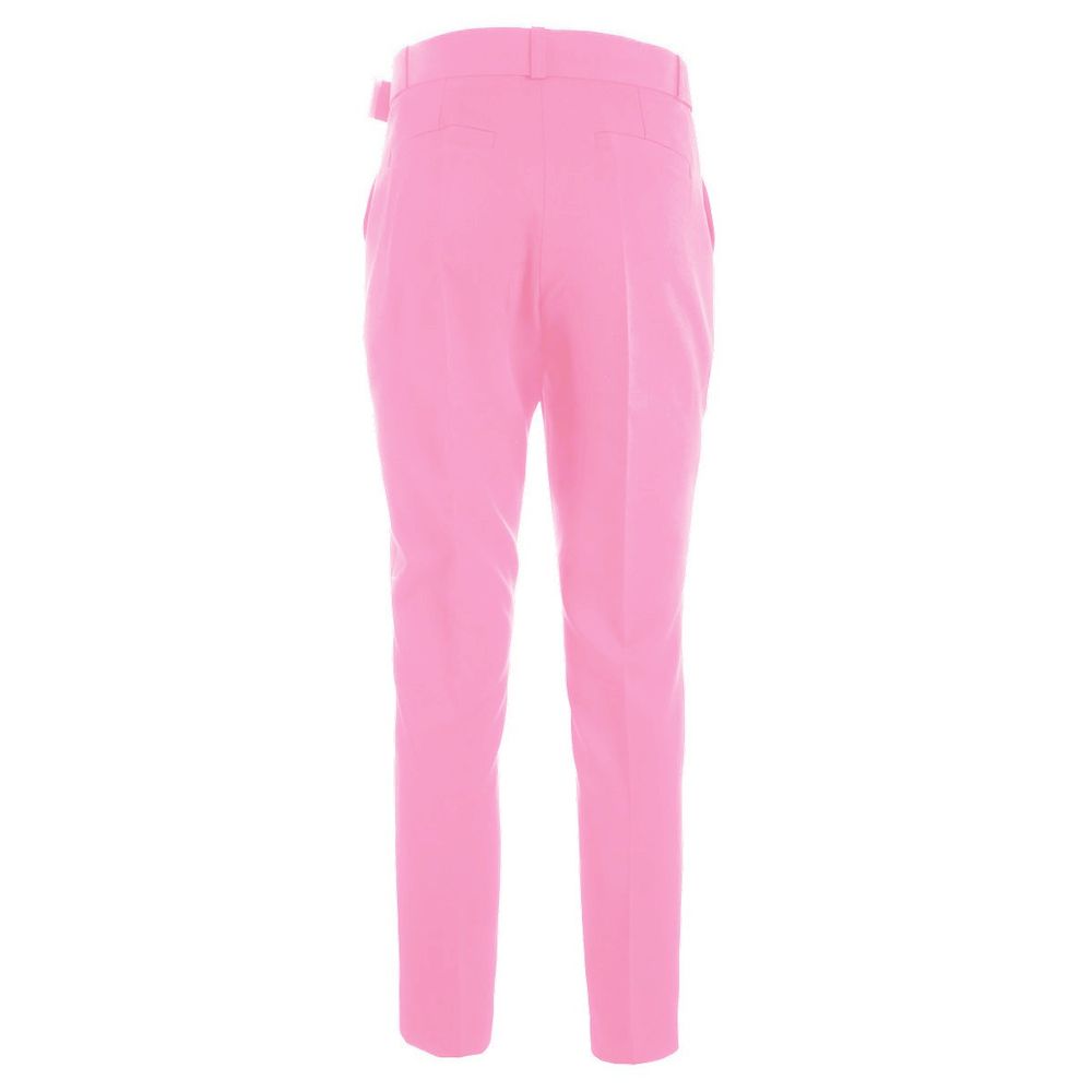 Yes Zee Pink Polyester Jeans & Pant