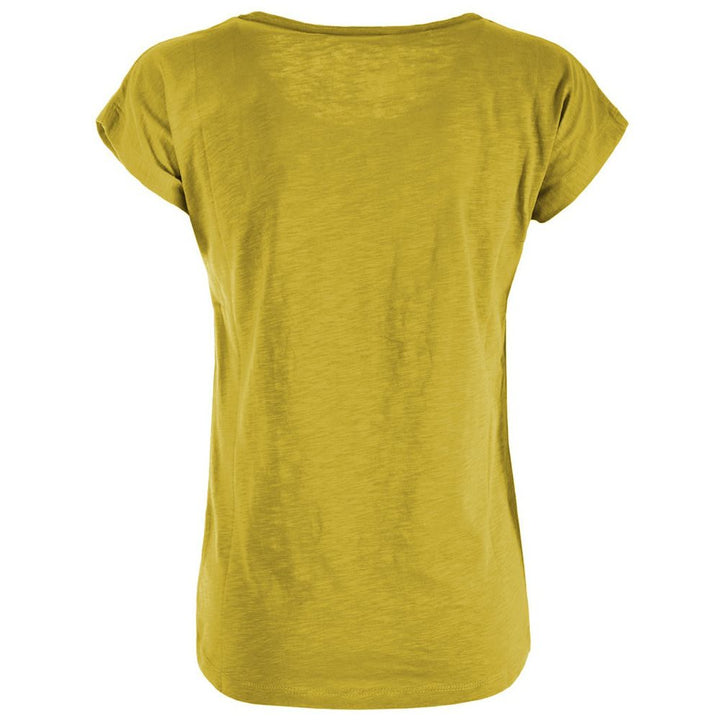 Yes Zee Yellow Cotton Tops & T-Shirt