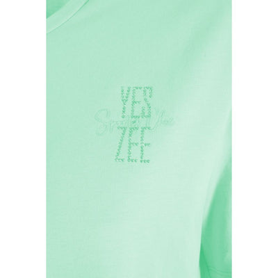Yes Zee Green Cotton Tops & T-Shirt