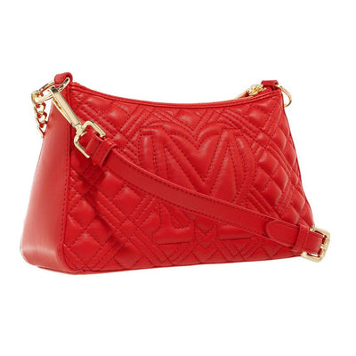 Love Moschino Red Artificial Leather Crossbody Bag