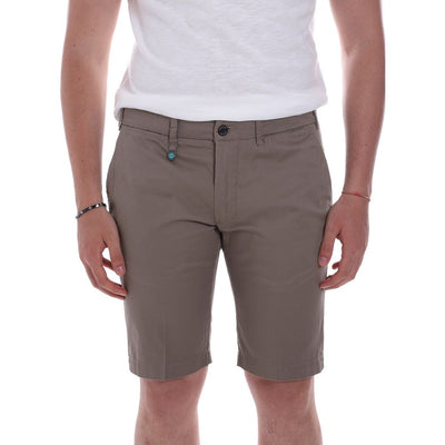 Yes Zee Gray Cotton Short