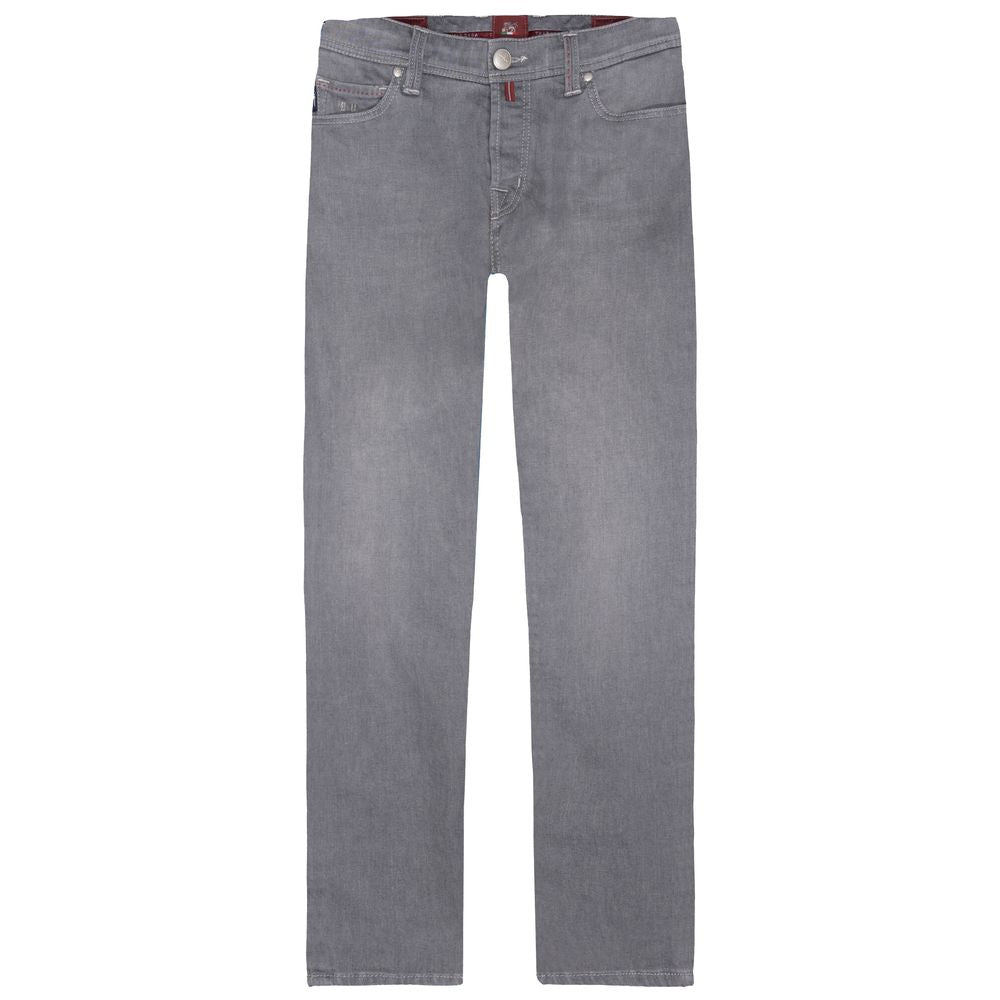 Tramarossa Gray Cotton Jeans & Pant