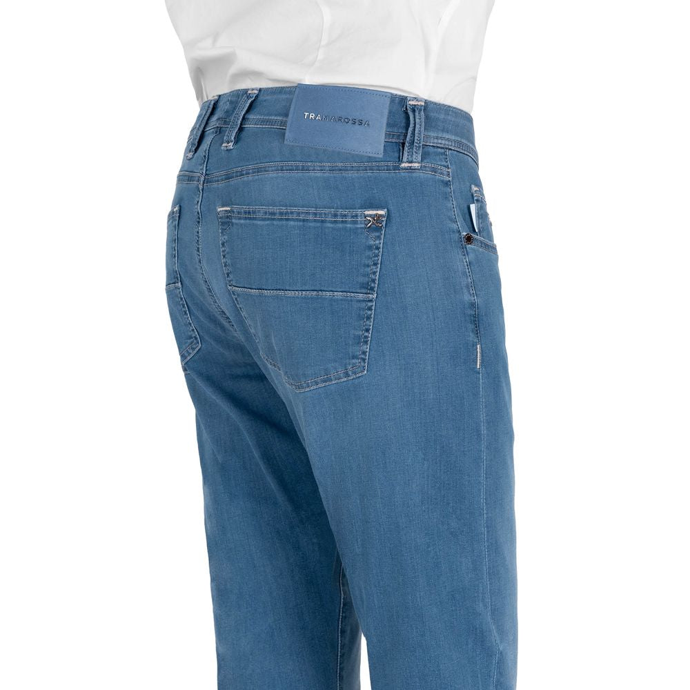 Tramarossa Light Blue Cotton Jeans & Pant