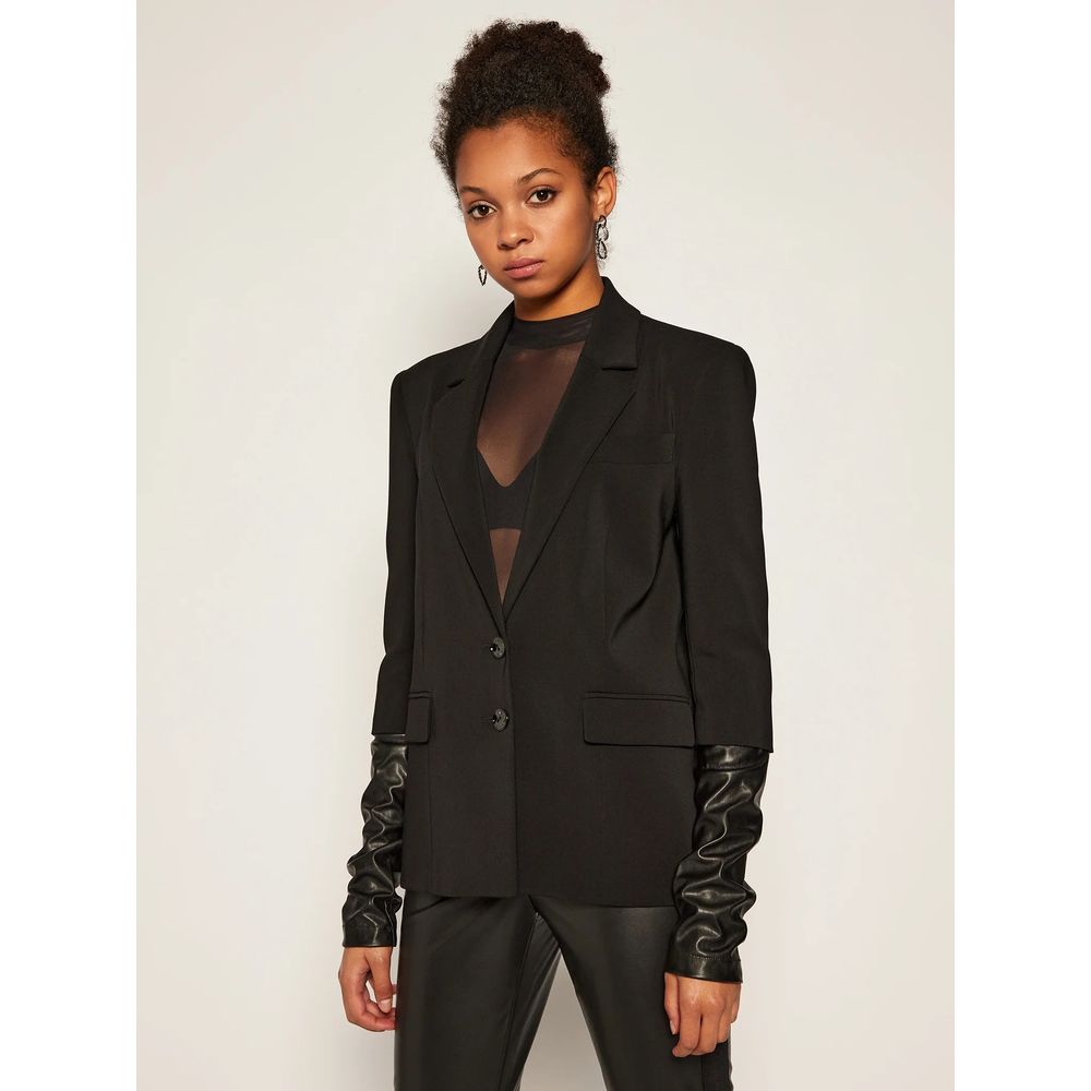 Black Polyester Suits & Blazer