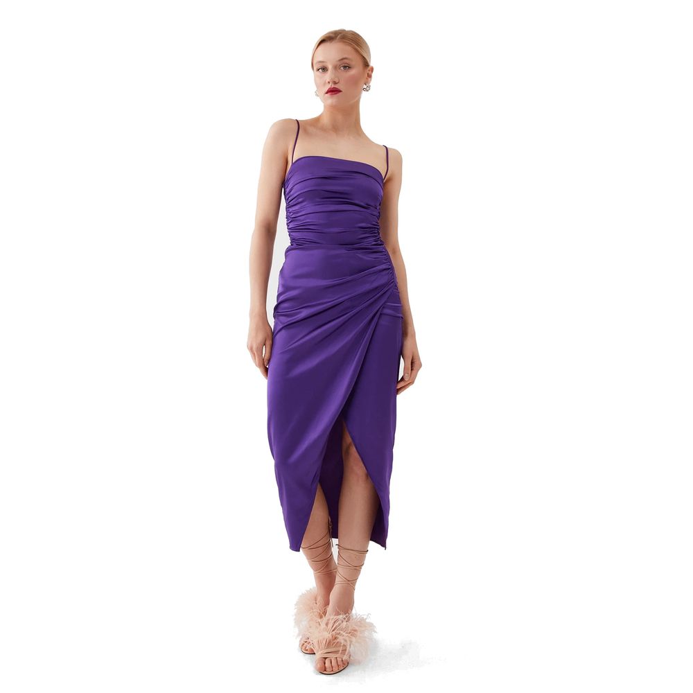 Patrizia Pepe Purple Viscose Dress