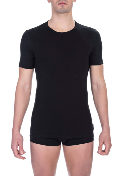Bikkembergs Black Cotton T-Shirt #men, Bikkembergs, Black, feed-1, L, M, S, T-Shirts - Men - Clothing, XL, XXL at SEYMAYKA