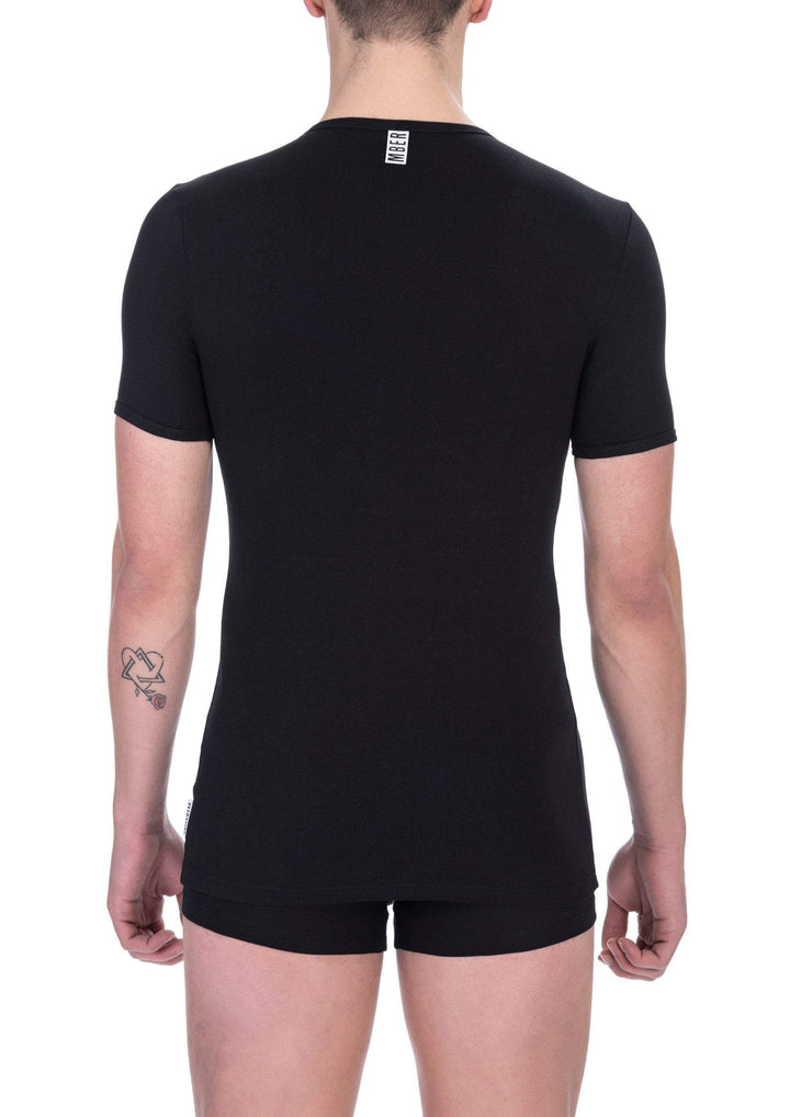 Bikkembergs Black Cotton T-Shirt #men, Bikkembergs, Black, feed-1, L, M, S, T-Shirts - Men - Clothing, XL, XXL at SEYMAYKA