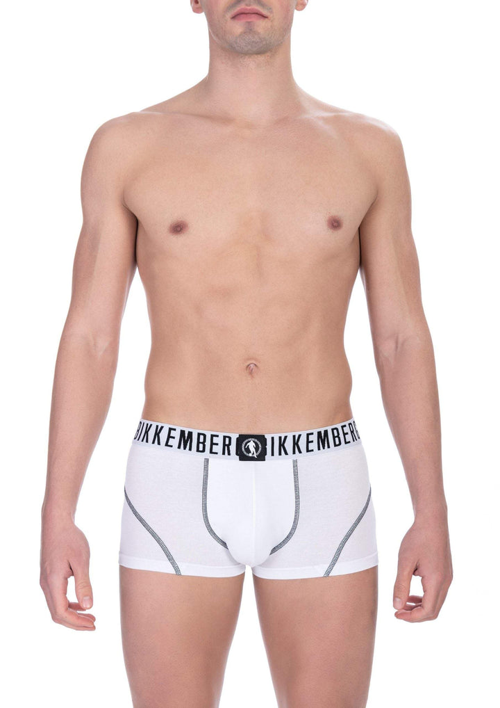 Bikkembergs White Cotton Underwear #men, Bikkembergs, feed-1, L, M, S, Underwear - Men - Clothing, White, XL, XXL at SEYMAYKA