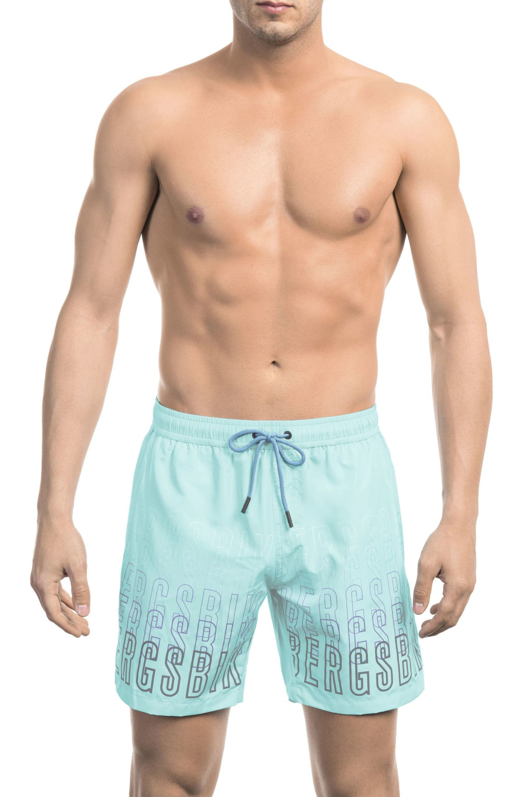Bikkembergs Light-blue Polyester Swimwear