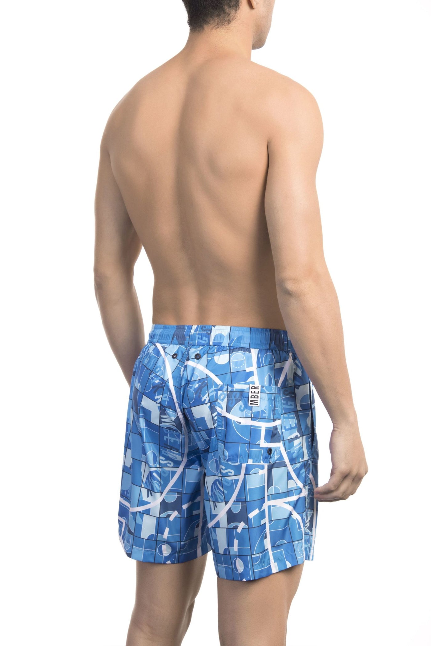 Bikkembergs Light-blue Polyester Swimwear