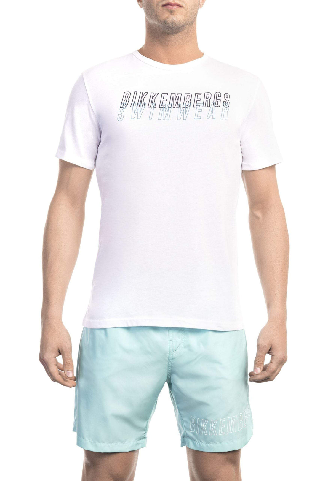 Bikkembergs White Cotton T-Shirt #men, Bikkembergs, feed-1, L, M, S, T-Shirts - Men - Clothing, White, XL, XXL at SEYMAYKA