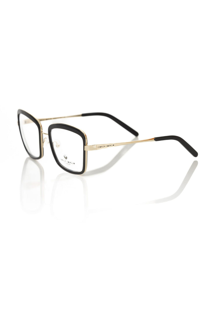 Frankie Morello Black Metallic Fibre Frames