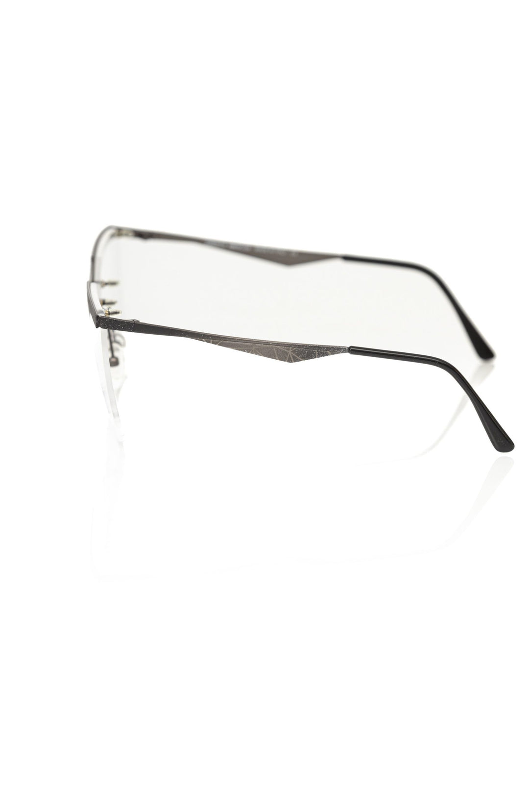 Frankie Morello Black Metallic Fibre Frames