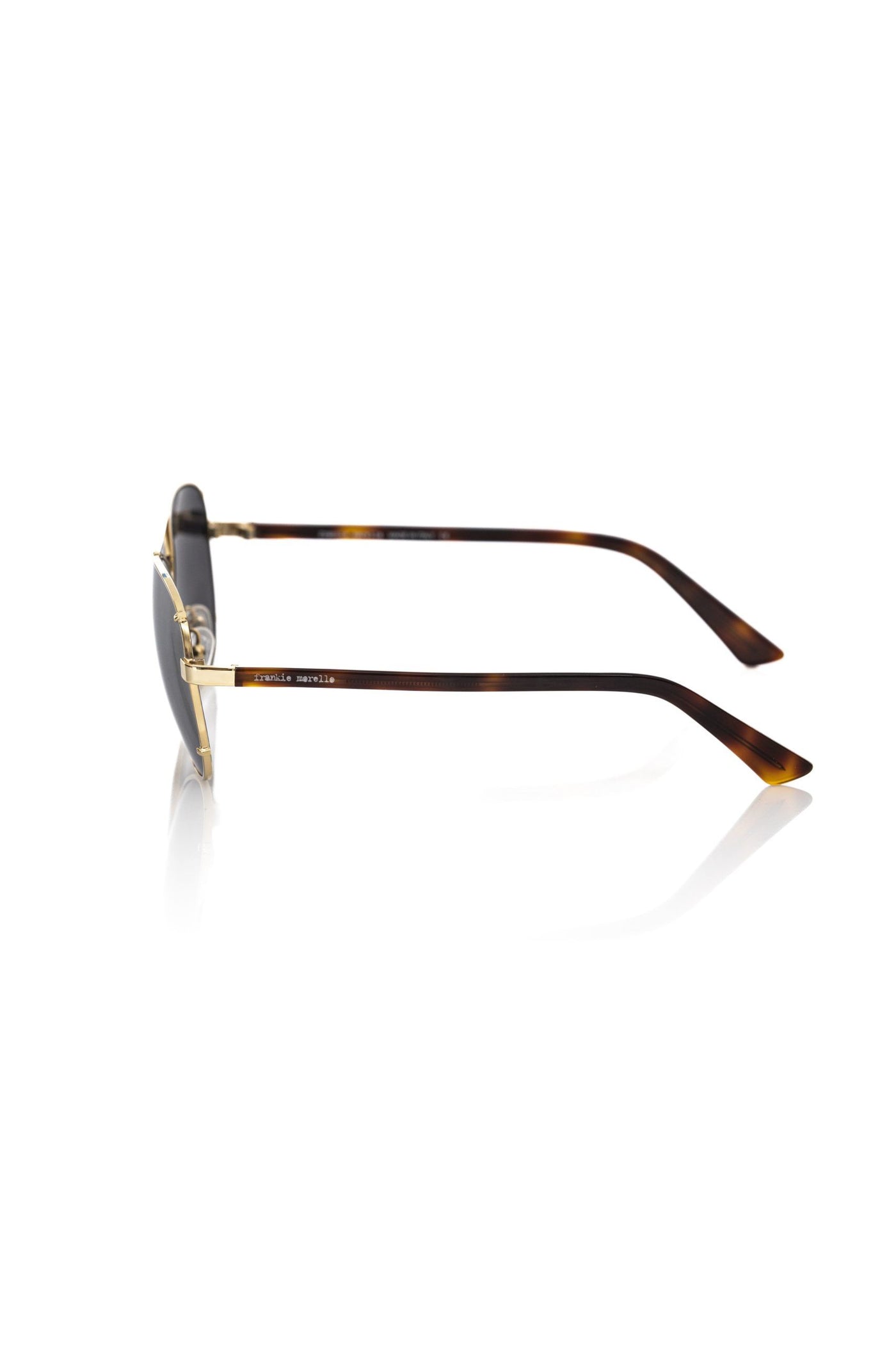 Frankie Morello Gold Metallic Fibre Sunglasses