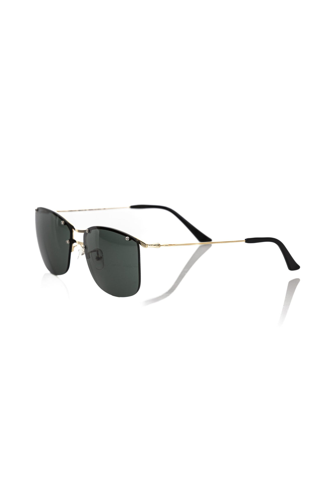 Frankie Morello Black Metallic Fibre Sunglasses