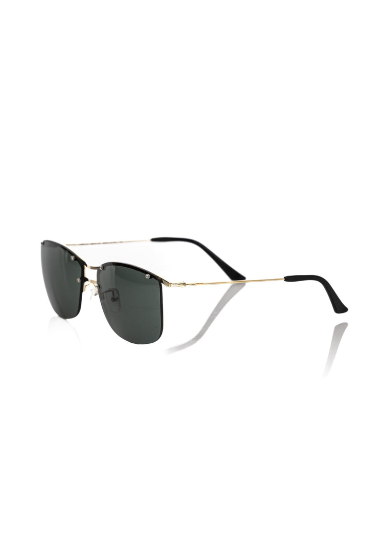 Frankie Morello Black Metallic Fibre Sunglasses