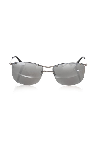 Frankie Morello Silver Metallic Fibre Sunglasses