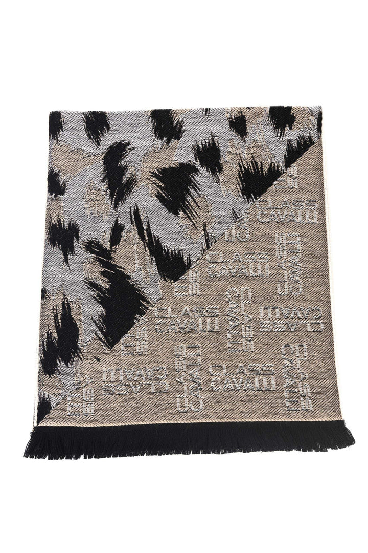 Cavalli Class Beige Wool Scarf #men, Beige, Cavalli Class, feed-1, Scarves - Men - Accessories at SEYMAYKA