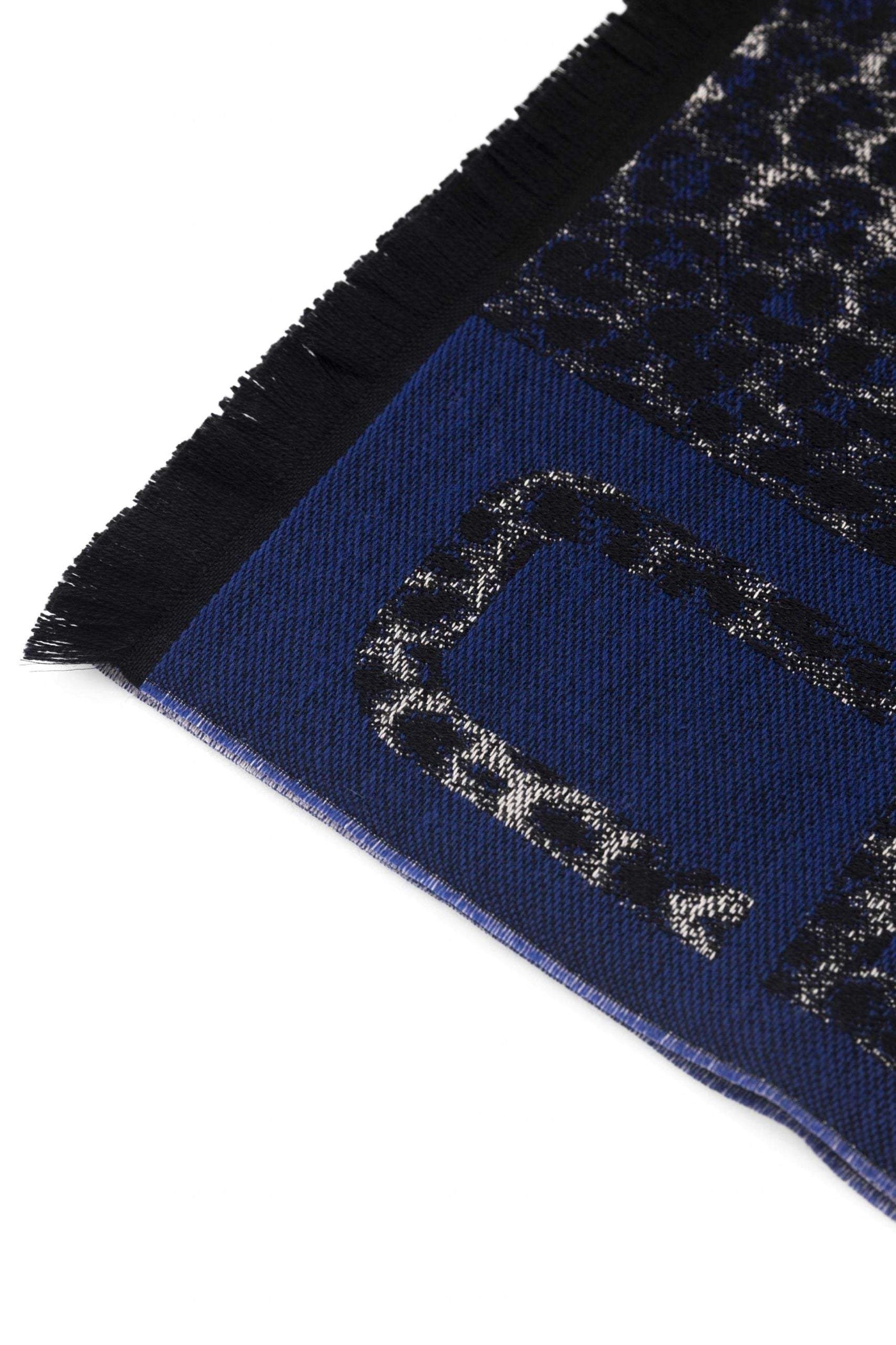 Cavalli Class Blue Wool Scarf #men, Blue, Cavalli Class, feed-1, Scarves - Men - Accessories at SEYMAYKA