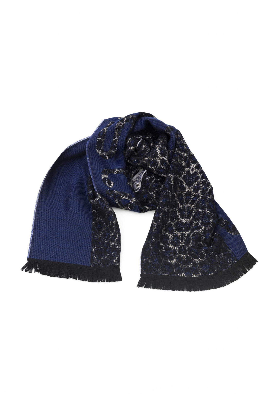 Cavalli Class Blue Wool Scarf #men, Blue, Cavalli Class, feed-1, Scarves - Men - Accessories at SEYMAYKA