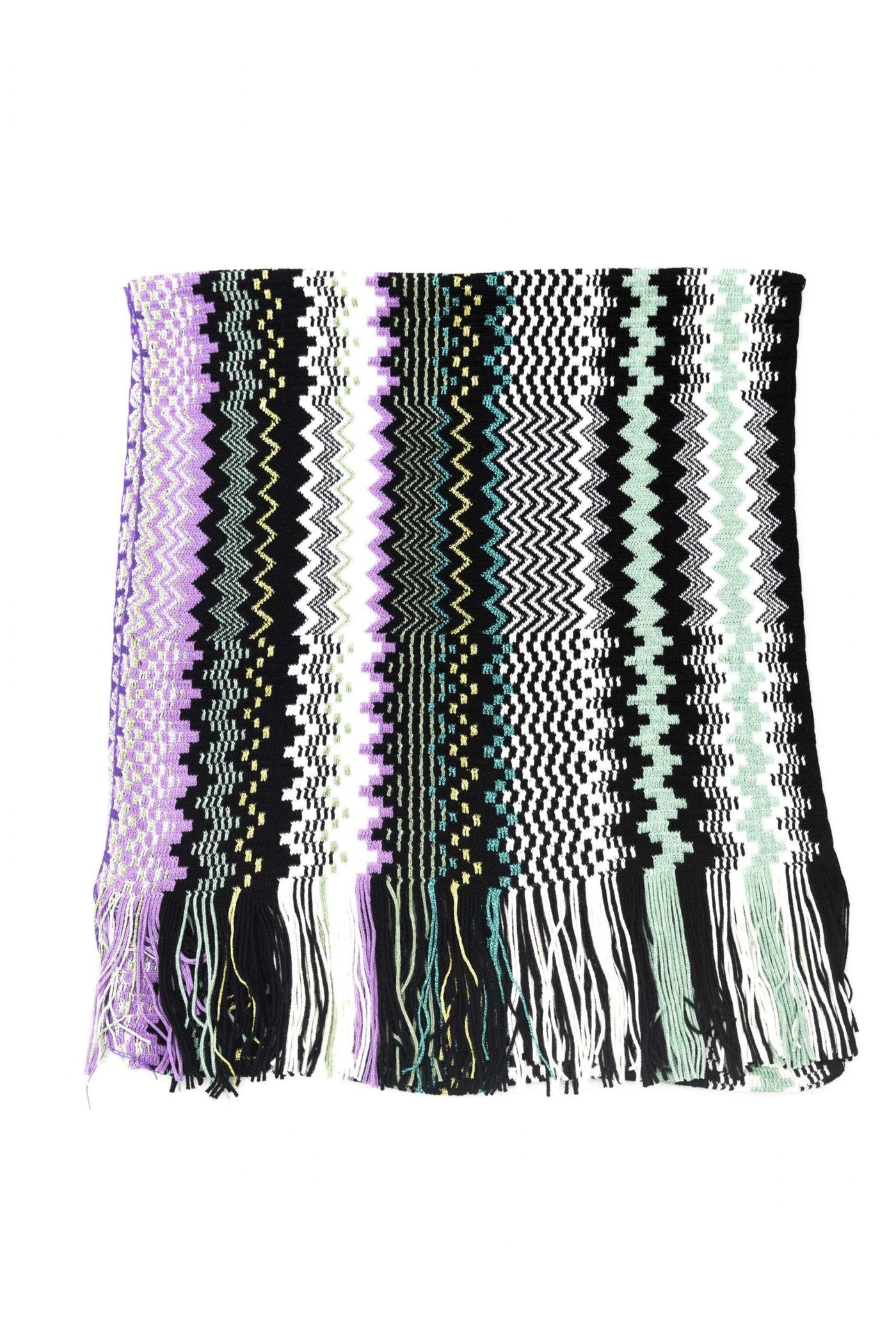 Missoni Multicolor Wool Scarf feed-1, Missoni, Multicolor, Scarves - Women - Accessories at SEYMAYKA