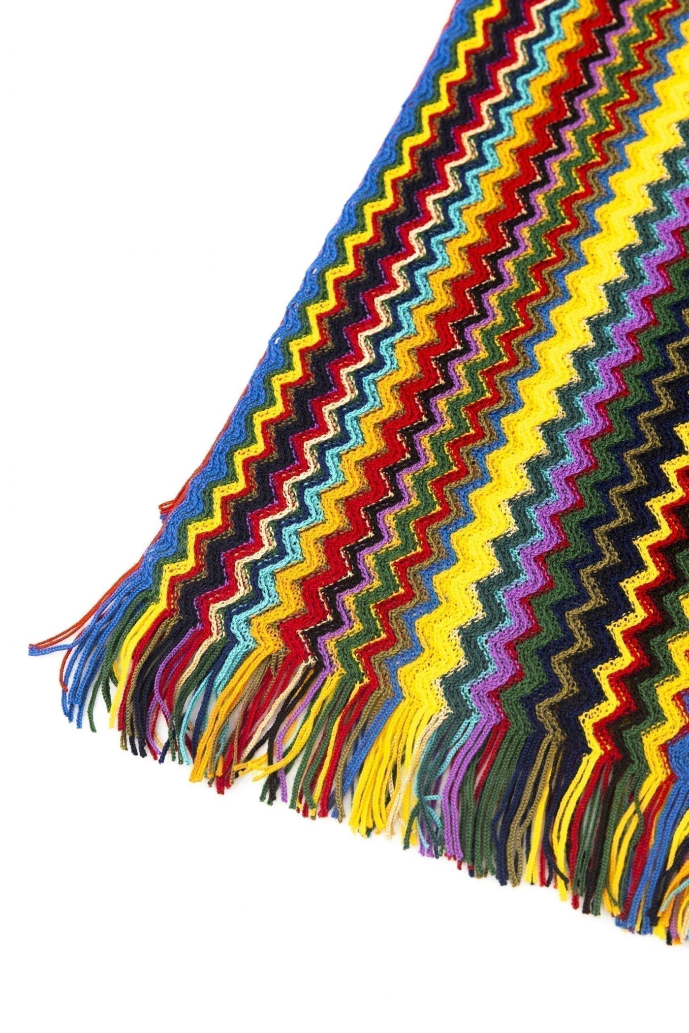 Missoni Multicolor Wool Scarf #men, feed-1, Missoni, Multicolor, Scarves - Men - Accessories at SEYMAYKA