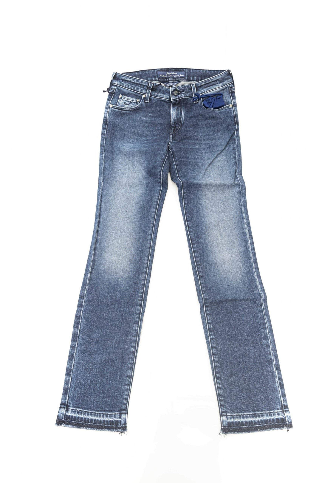 Jacob Cohen Blue Cotton Jeans & Pant Blue, feed-1, Jacob Cohen, Jeans & Pants - Women - Clothing, W26 | IT40, W27 | IT41, W28 | IT42, W29 | IT43, W30 | IT44, W31 | IT45 at SEYMAYKA